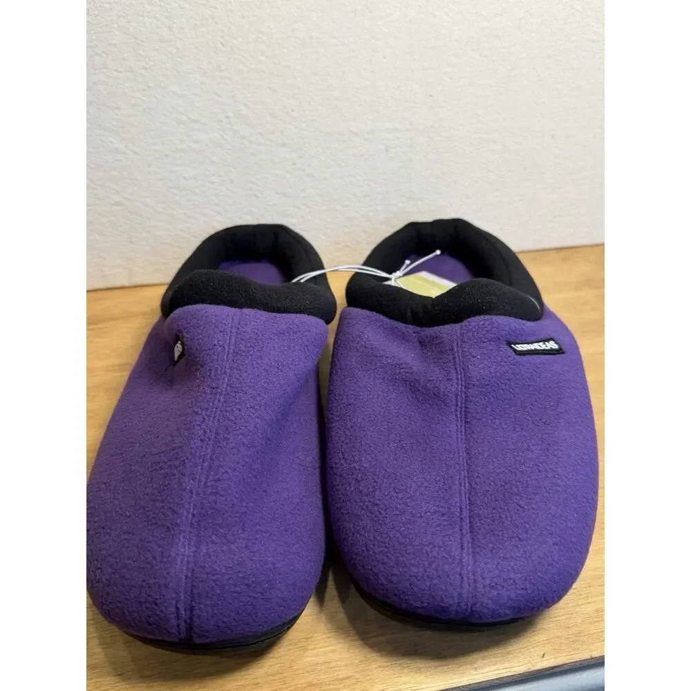 UltraIdeas Purple Fleece Slippers House Shoes Men’s 11-12 Women’s 13-14 NWT